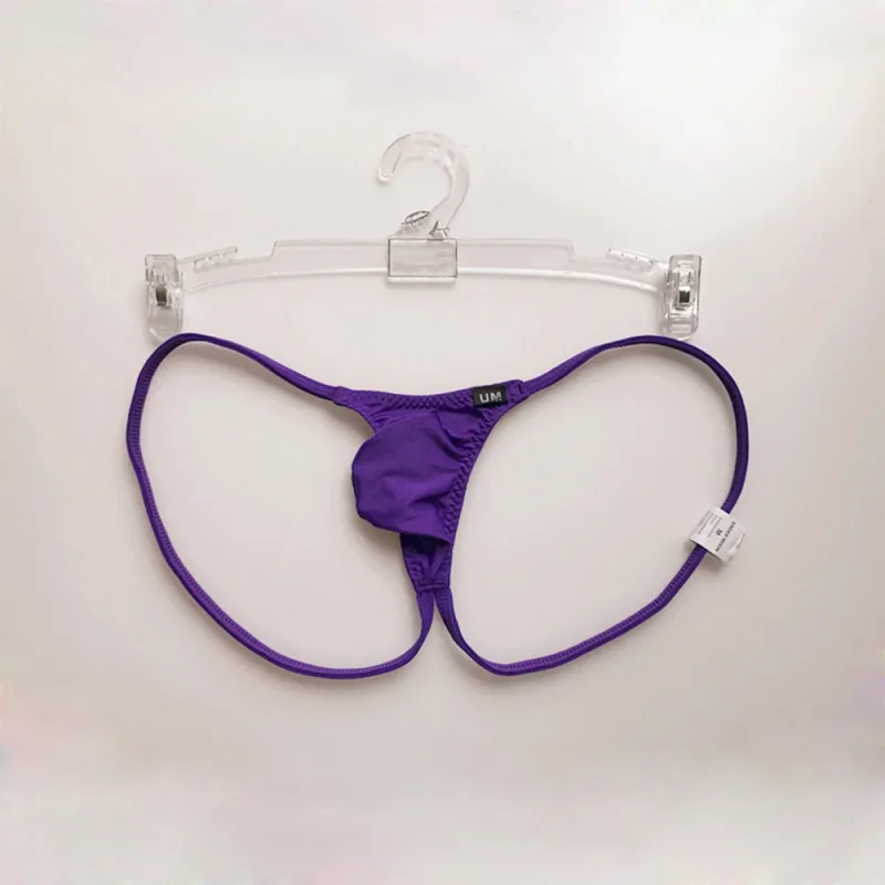 Men Ice Silk Thin Jock Strap Supporter Backless Japanese Thongs Gay Sissy Pouch Lingeries For Man Underwear Briefs Men's Panties — image 2