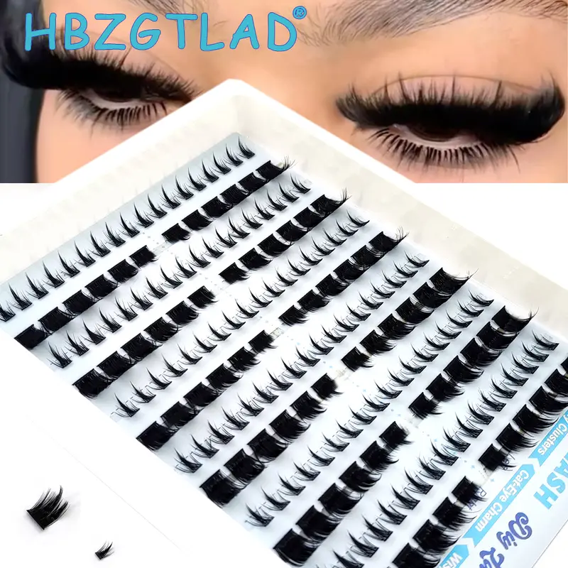 New Dramatic Lash Cluster Lash Extension Bottom Lash Artificial Mink Strip Single Lash Cat Eye Lash Extension DIY Fairy — image 1
