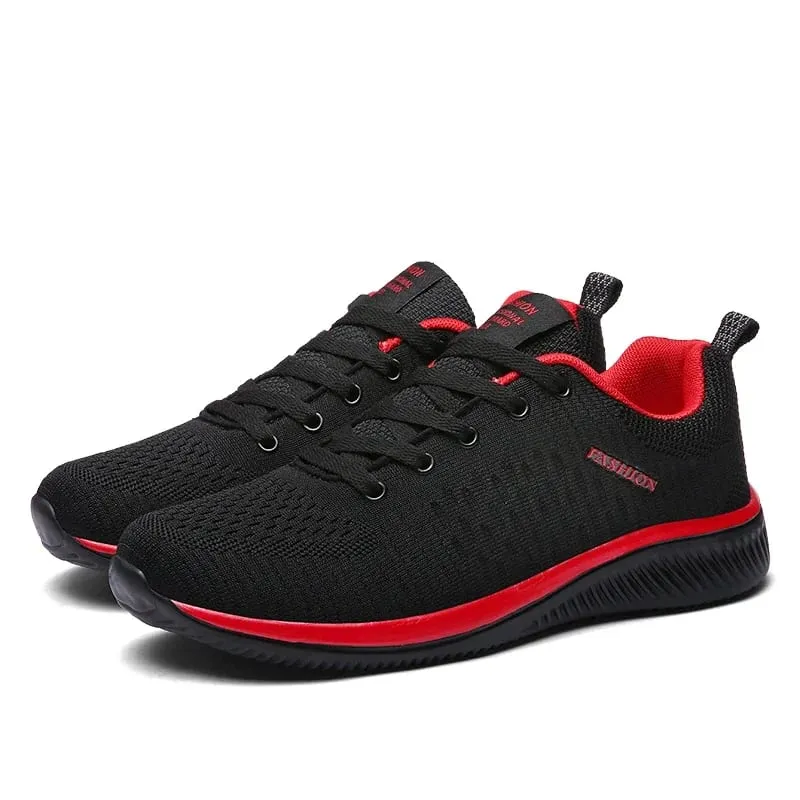 Light Men Sneakers Breathable Mesh Casual Shoes For Men Summer Sport Shoes For Running Plus Size 39-47 Walking Footwear — image 6