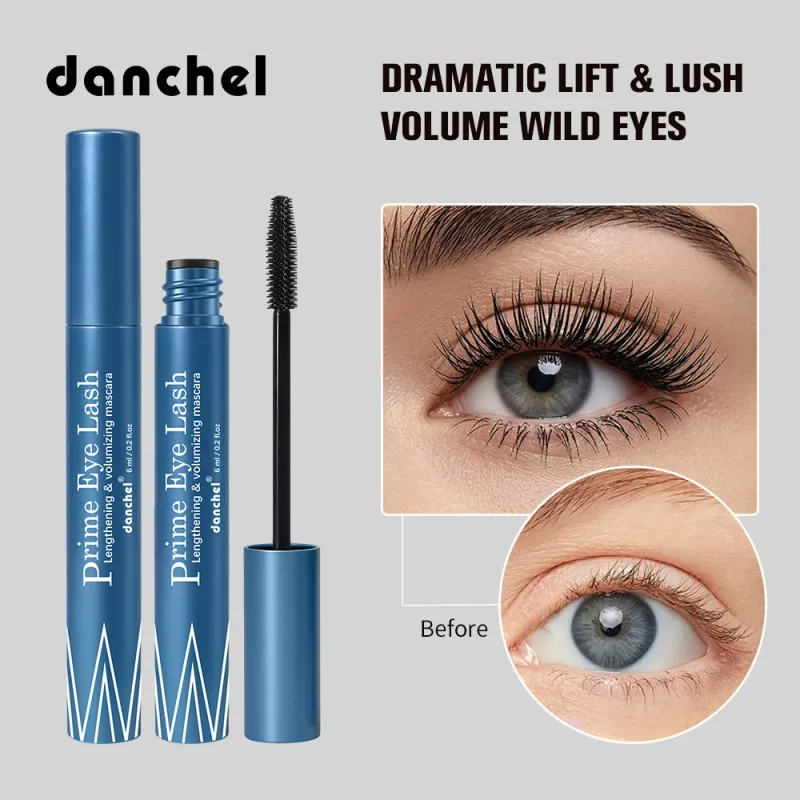 Lengthening & Volumizing Mascara Water-Resistant Long-Lasting Nourishing Strengthen Mascara Glossy Natural Finish Eye Makeup — image 3