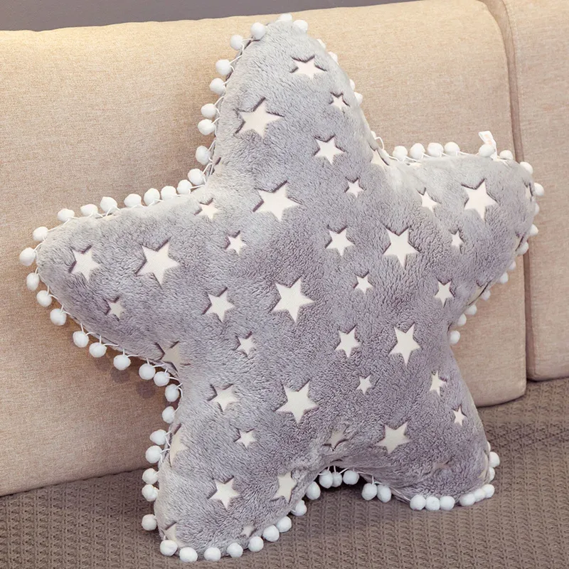 INS-almohada suave de la serie Sky de felpa con nube luminosa, Luna y estrella, juguetes de peluche Kawaii para niños, juguetes para bebés, regalo para niñas — image 4