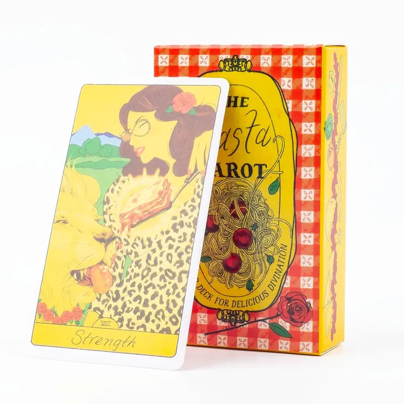 Pasta Tarot 78-Card Deck Board Game 10.3x6cm Delicious Divination Answer Your Questions & Manifest Juiciest Desires — image 2
