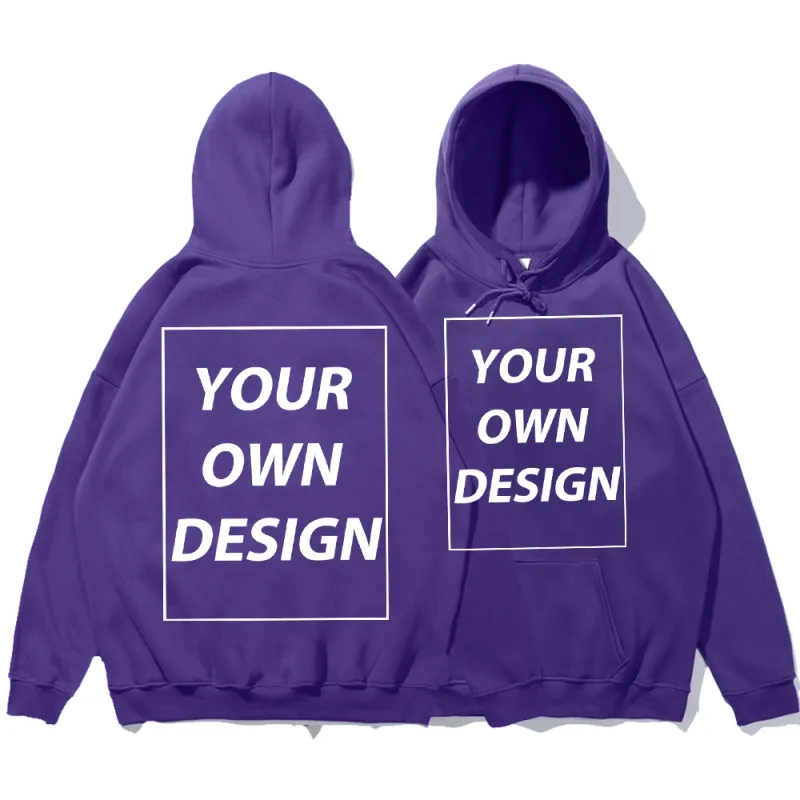 Personalized Customize Autumn Casual Sport Hoodie Men Fleece Team Basic Sweatshirts Street Office Top Daily Comfortable Workwear — image 6