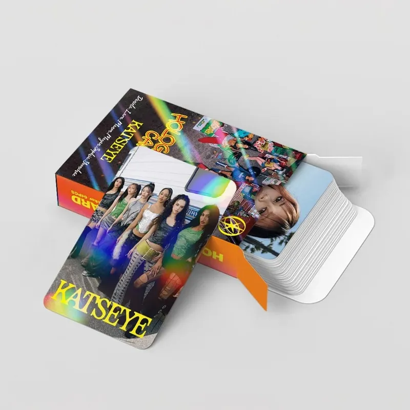 124PCS Korean Hot Idol MANON SOPHIA DANIELA LARA MEGAN YOONCHAE Self Made HD Lomo Cards Fans Collect Small Crds Fans Gifts — image 4