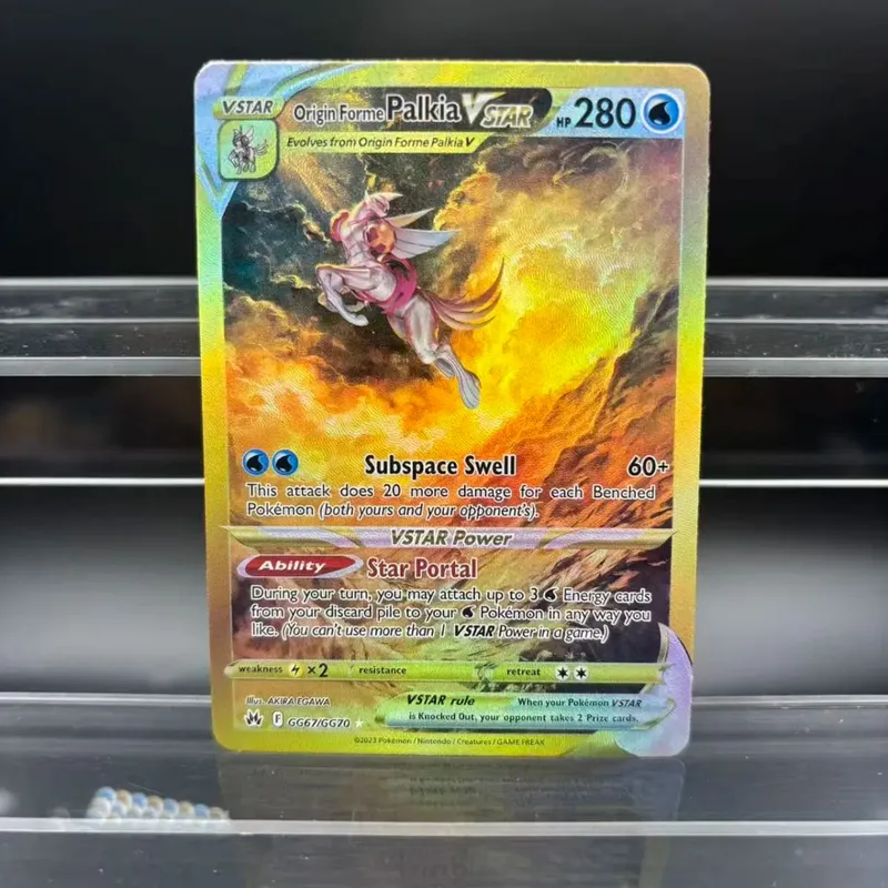 DIY Collection Cards Psyduck Salamence Crobat Mewtwo ex EN Self Made Single Card Classic Game Anime Card Gift Toy — image 8