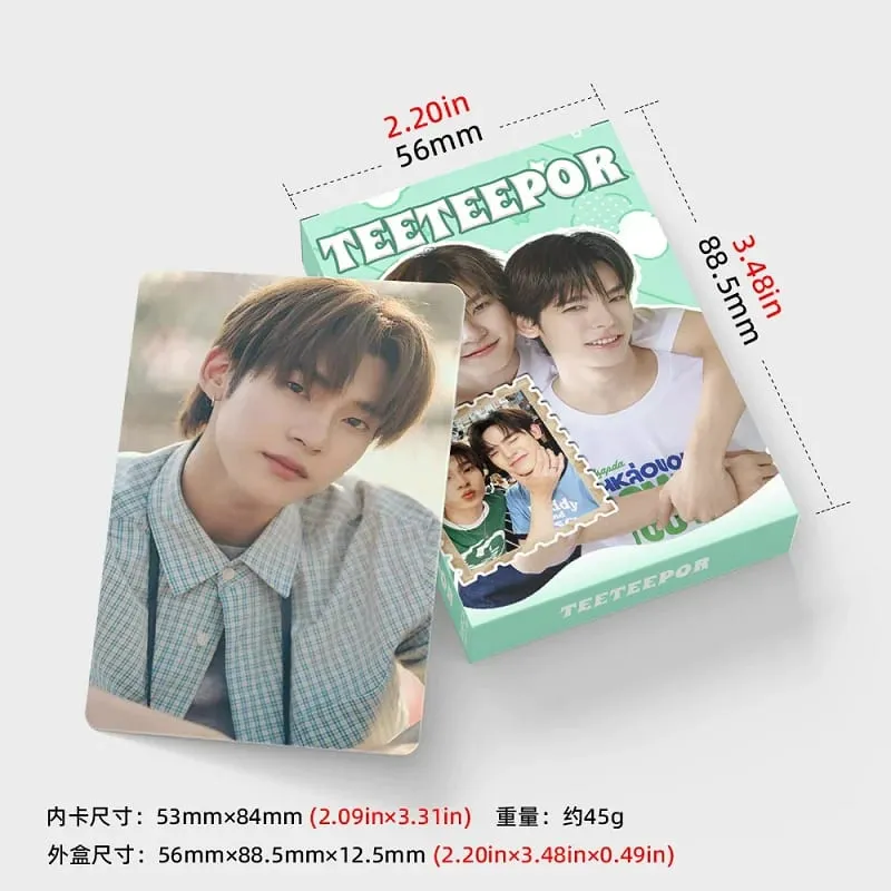 Thai Star TEETEEPOR Lomo Cards 30PCS TeeTee × Por Double-Sided HD Photocard Set for Fan Collection & Gift — image 3