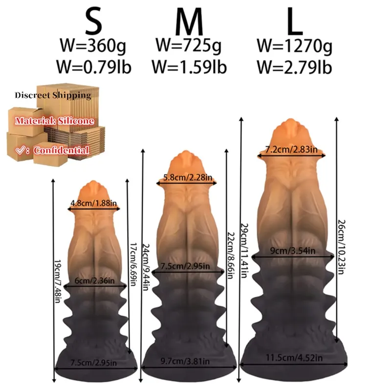 Big Anal Plug Monsters Enlargenmen Prostate Massager Huge Anal Dilator Butt Plug Anal Training Expansion Sex Toys For Women Men — image 12