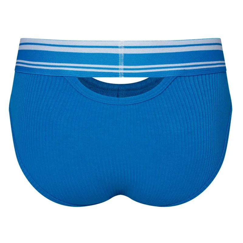 Jockmail Mens Underwear New Arrivalmen Briefs Plaid Pit Cotton Sexyu Bag Front and Rear Openings Cut Outlow Waist Breathable — image 30