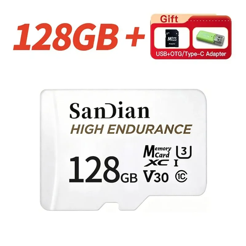 Original Micro TF SD Memory Card Class 10 128GB 256GB U3 V30 High Speed Flash Memory Card A2 4K Video for Samrtphone PC Camera