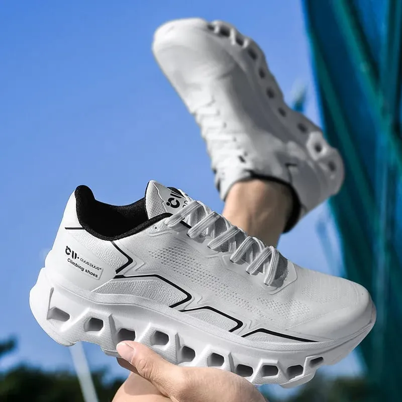 Men's Running Shoes Jogging Breathable Mesh Cushioning Non-Slip Outdoor Luxury Shoes Couple Trainer Race Sneakers Off-road Shoes — image 6