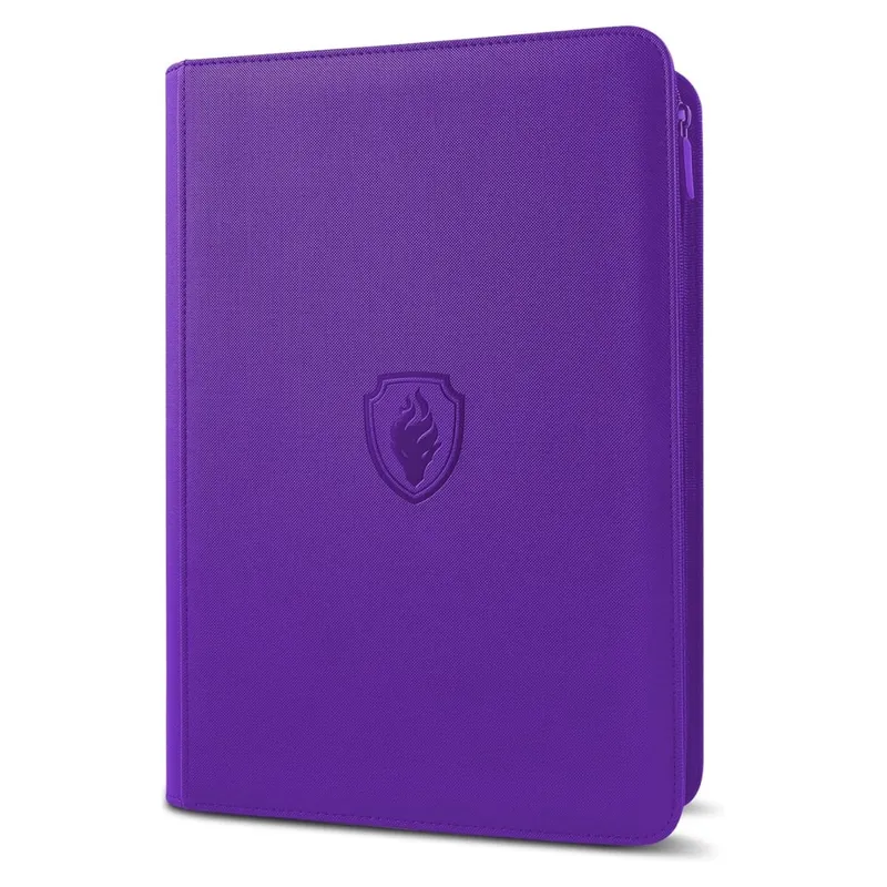 9 Pocket Zipper Card Binder 360 Trading Card Holder Book Premium PU Cover Zip Binder for Cards Durable Side Loading Card — image 12