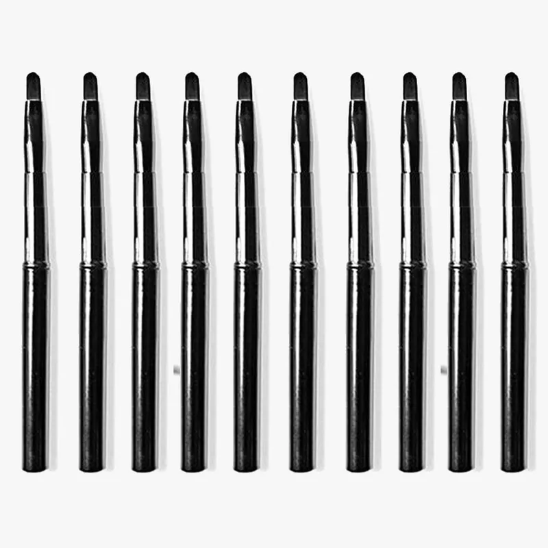 Makeup Lip Brushes Lipliner brushes Black with Cap Retractable Lipstick Brush Travel Portable lip scrub brush Gloss Makeup Brush — image 8