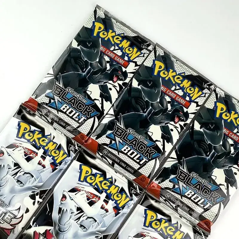 10/20pcs English Pokemon Card Black Bolt White Flare Booster Battle Pokemon Trade Card Transaction Gifts — image 3