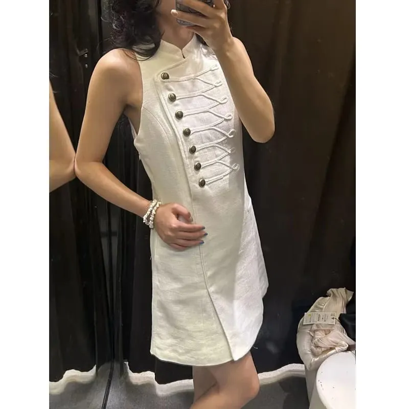 Autumn New Women's Dress 2026 New Fashion Slim Retro Elegant Women's Holiday Dress Chic Youth Street Summer Unique Dresses — image 4