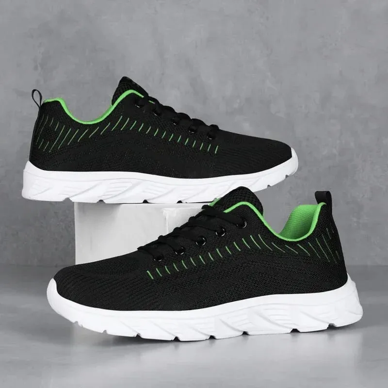 Męskie buty do biegania Męskie trampki Moda Lekkie buty sportowe Oddychające buty do chodzenia Odkryty Wygodne sportowe dla mężczyzn — image 11