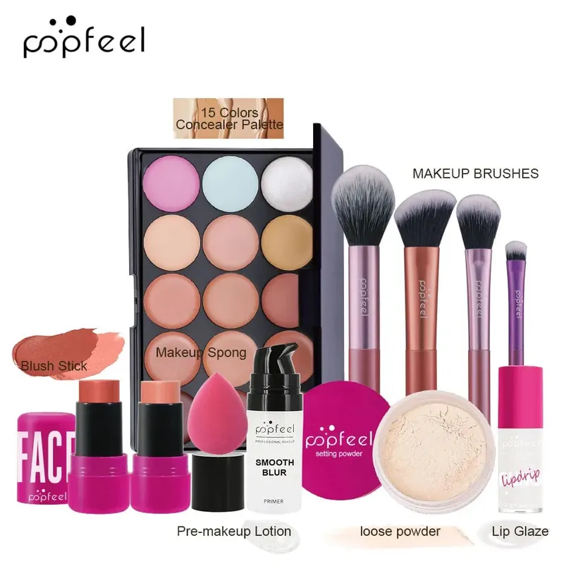 Valentinstag- und Feiertags-Make-up-Geschenkset – 11-teiliges All-in-One-Make-up-Set für Mädchen und Frauen mit Concealer — image 3