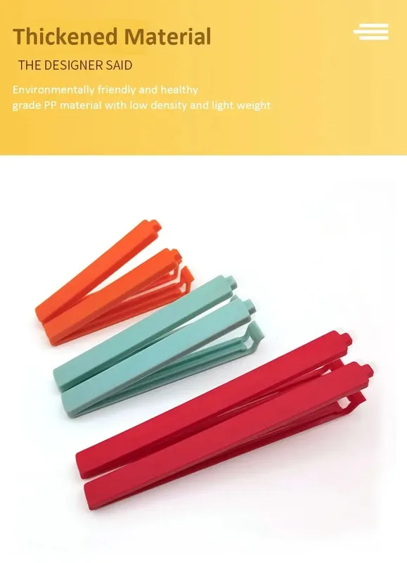 1Pc/4 /8/10Pcs Plastic Sealing Clips for Kitchen Food Freshness Preservation Sealing Clips Large-sized Clips for Snacks — image 8