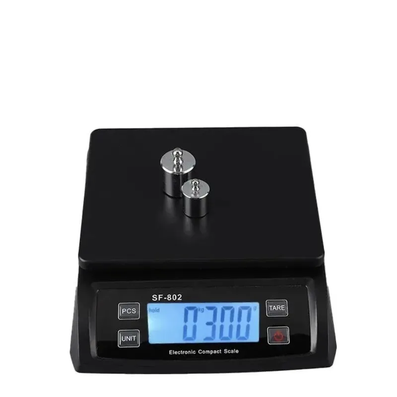 30kg/1g Digital Kitchen Food Scale 1g Precision LCD Display Electronic Balance Stainless Steel Platform Tare Function for Baking — image 5
