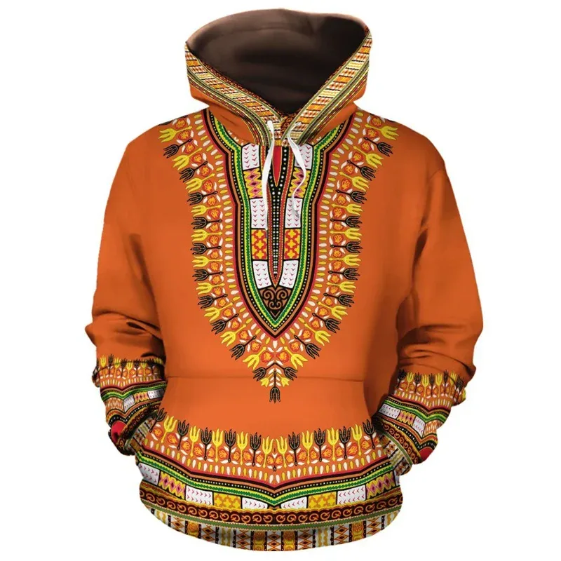 African Ethnic Tribes Unique Graphic Hoodie For Men Ethnic Printed Clothing Hooded Coat Loose Harajuku Street Vintage Hoodies — image 11