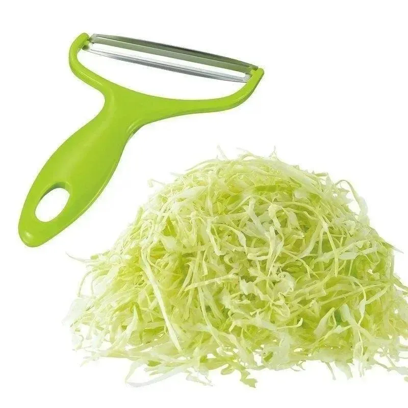 Peeler Vegetables Fruit Stainless Steel Cabbage Graters Salad Potato Slicer Kitchen Accessories Cooking Tools Wide Mouth — image 4