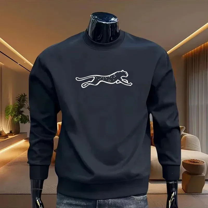Hot Sales Men's Sweatshirts Print O-Neck High Quality Long Sleeves Casual Man Popular Top Sports Clothing Pullover Jogging Daily — image 3