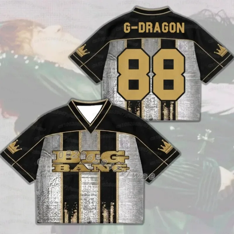 26 Men Women Bigbang 2026 World Tour Mixed Mesh Jersey Streetwear Concert Fans Jersey T-Shirt Short Sleeve T-Shirt Men Hoodies — image 11