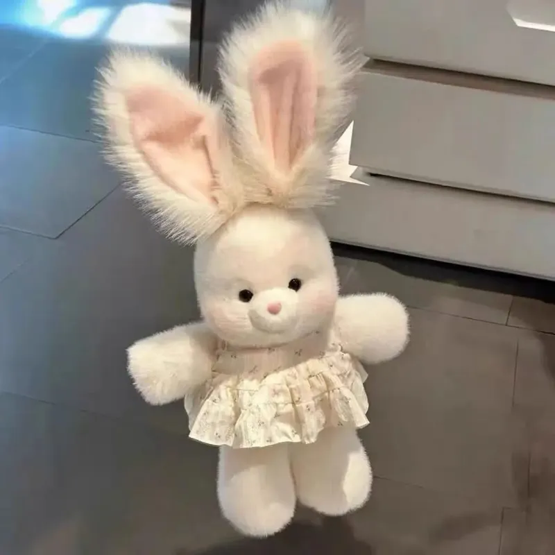 Soft Rabbit Stuffed Animal Plush Pillow Cute 17.7inch Stuffed Animals Plush with Long Ear Emotional Support Stuffed Toys — image 3