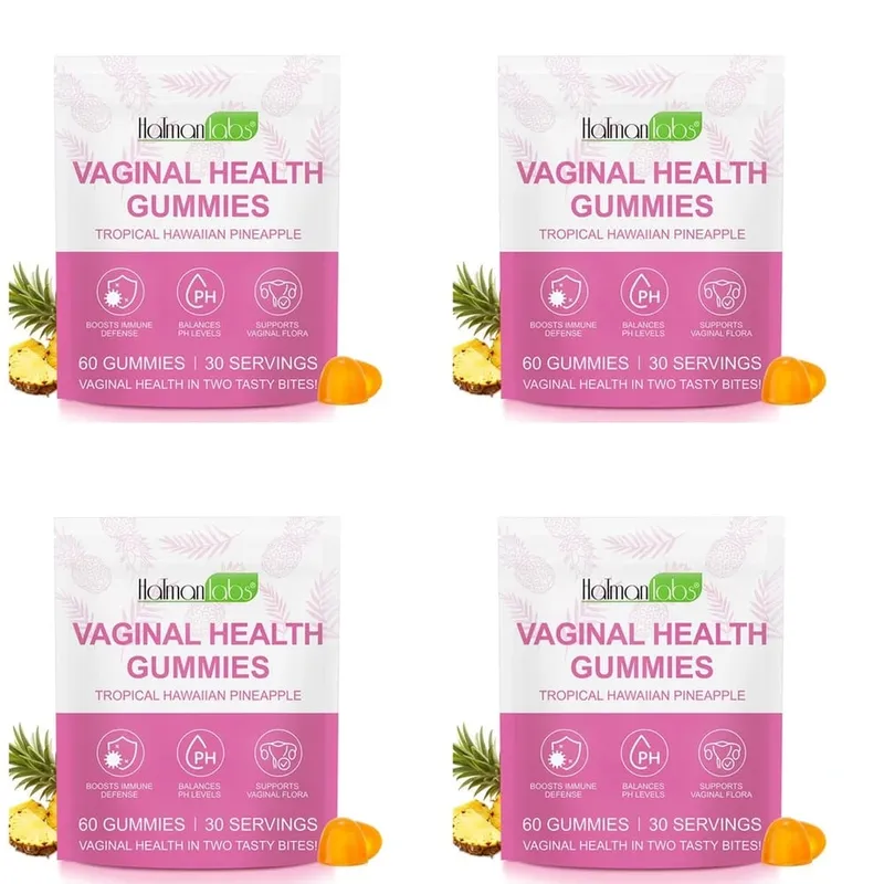 HalmanLabs Vaginal Health Gummies with Probiotics and Vitamin C Balances PH Levels and Supports Vaginal Flora - 60 Gummies — image 10