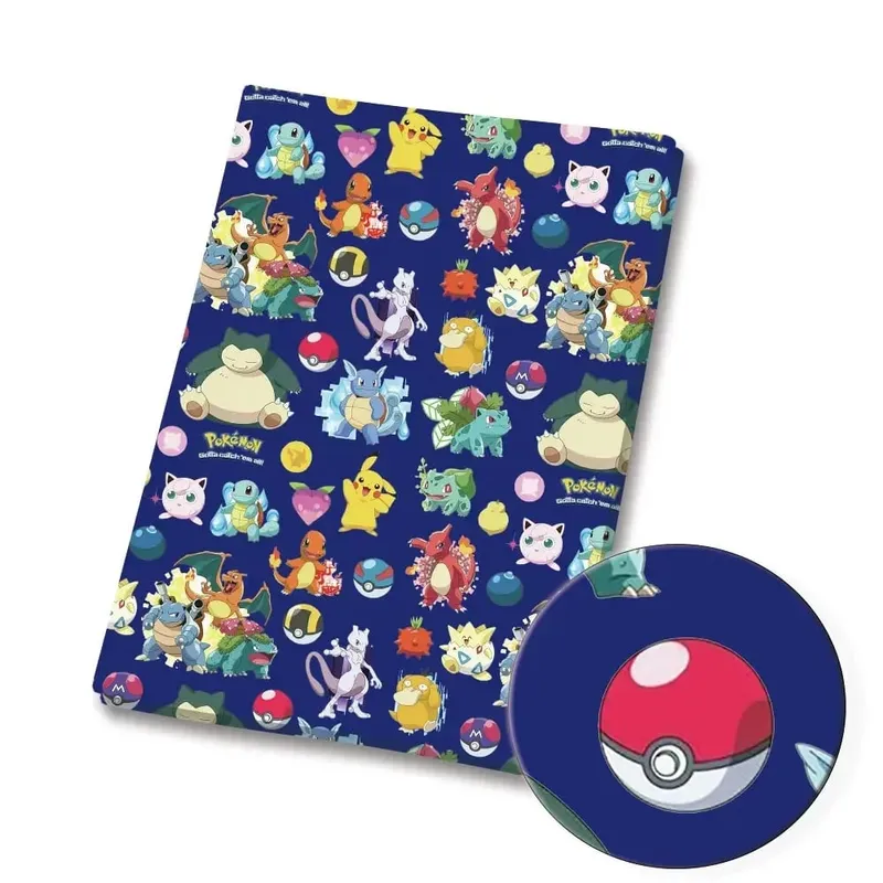 Pokemon Cartoon Fabric140*50cm Ruční šití Patchwork Quiltování Dětské šaty Domácí prostěradlo Potištěná látka Fabric Šití děti