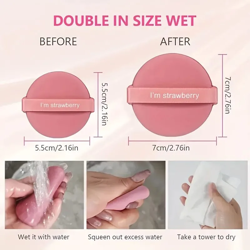25 Wet-and-Dry Makeup Sponges Suitable for Foundation Concealer and Loose Powder; and Professional Makeup Application — image 3