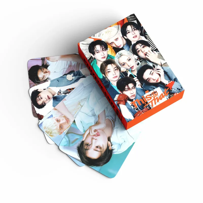 127 Korean Boy Group THIS&THAT Mini Cards Stickers Celebrity Photo Cards LOMO Cards Fan Collection Cards Gift — image 4