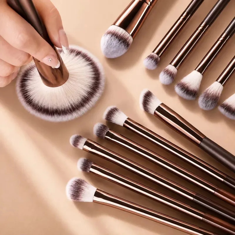 Professional Dual-Ended Makeup Brush Set with Foundation Contour Blush Powder Eyeshadow and Concealer Brushes Soft Syntheti — image 6