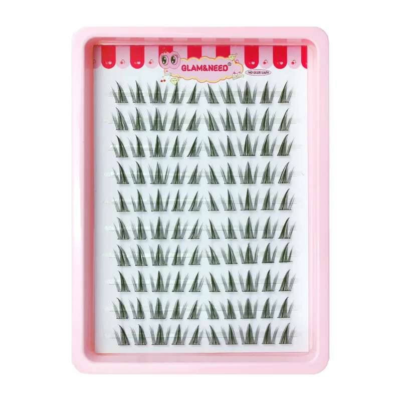 10 Rows Cat Eye Single Cluster Fake Eyelashes Natural Cosplay Makeup False Eyelashes Self-adhesive Natural Wispy Lash Extension — image 16