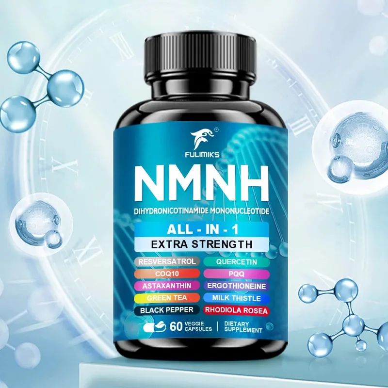 Supplement Capsules NAD+ Booster All-In-1 lmmune System Energy 60 Pills - Suitable for Men & Women - Daily Supplement — image 5