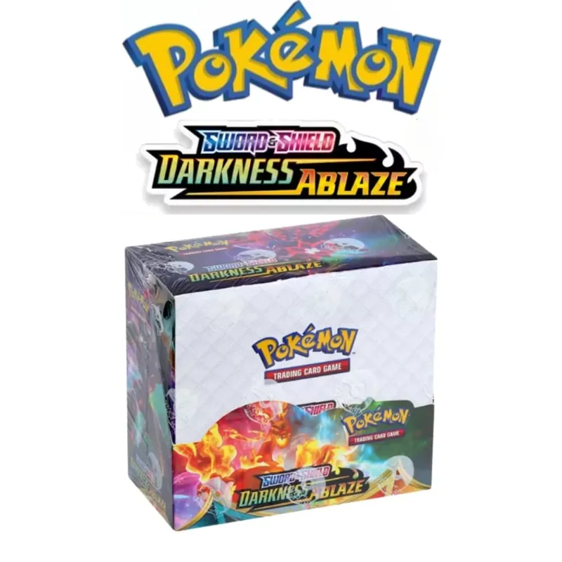 Pokémon TCG Sword & Shield Booster Box 360Pcs English Collectible Trading Cards Set Anime Game Toy Gift for Kids Collection Fans