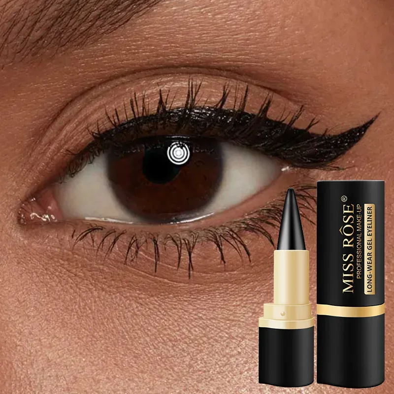 MissRose Waterproof Eyeliner Gel Matte - 24H Quick-drying Rich Pigment Single Head Gel Pencil Smudge-proof Long-lasting Black — image 2