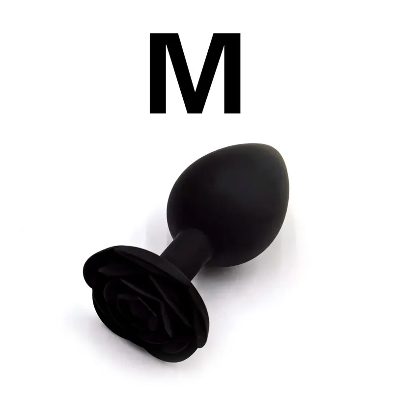Soft Silicone Rose Flower Anal Plug Beginner To Expert 3 Sizes Butt Plug Anus Trainer Dildos Adule Sex Toys For Couple Women Men — image 11