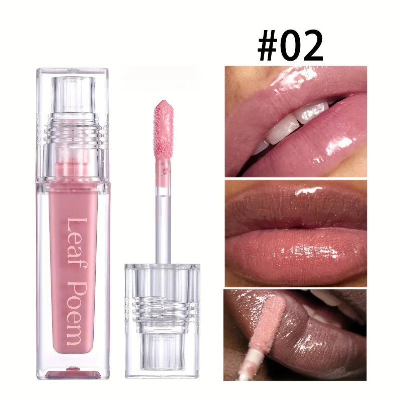Hydrating Crystal Lip Oil - Plumping & Moisturizing Gloss with Tinted Shades for All Skin Types — image 8