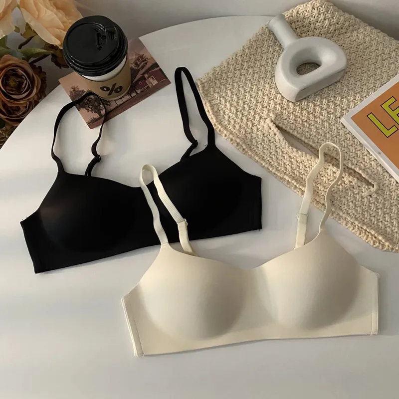 Seamless Bras For Women Small Chest 1/2 Cup Push Up Bra Non-Wire Bra Women Support Underwear Sexy Lingerie Female Intimates — image 2