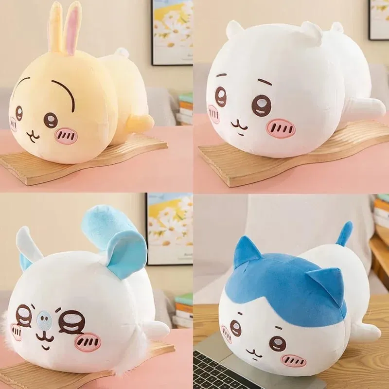 30/40CM Chiikawa Series Long Doll Cartoon Hachiware Soft Pillow Big Size Plush Doll Ornament Children's Girl Toy Birthday Gift — image 4
