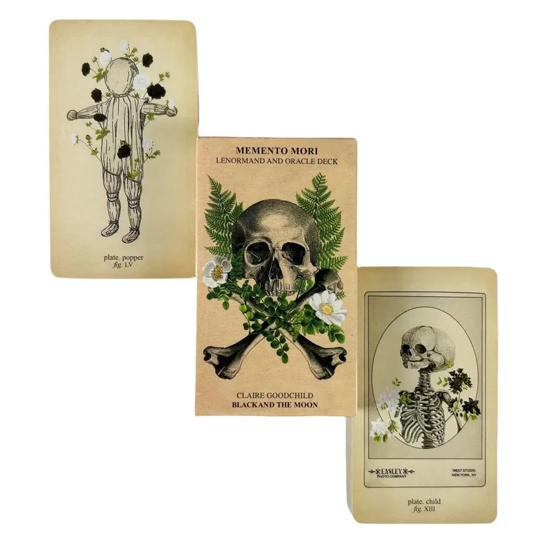 1 pezzo di carte da gioco per giochi da tavolo inglesi Memento Mori Lenormand e Oracle Deck — image 3