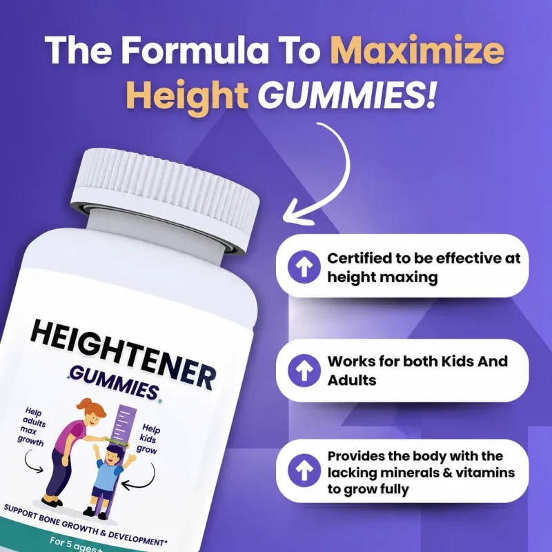 Bone Health Capsules Gummies Natural Height Growth Supplement for Kids Teens and Adults To Increase Bone Strength 60 Capsules — image 4