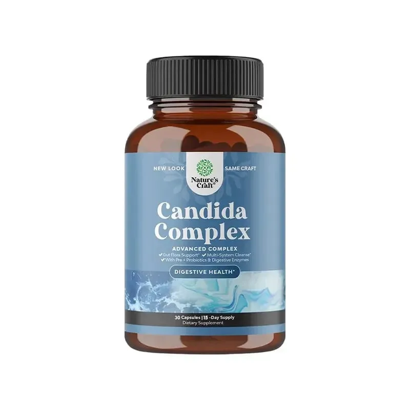 Complexo Candida - Probióticos e Enzimas Digestivas Ingredientes Naturais para Apoiar a Saúde Digestiva e o Equilíbrio da Flora Intestinal