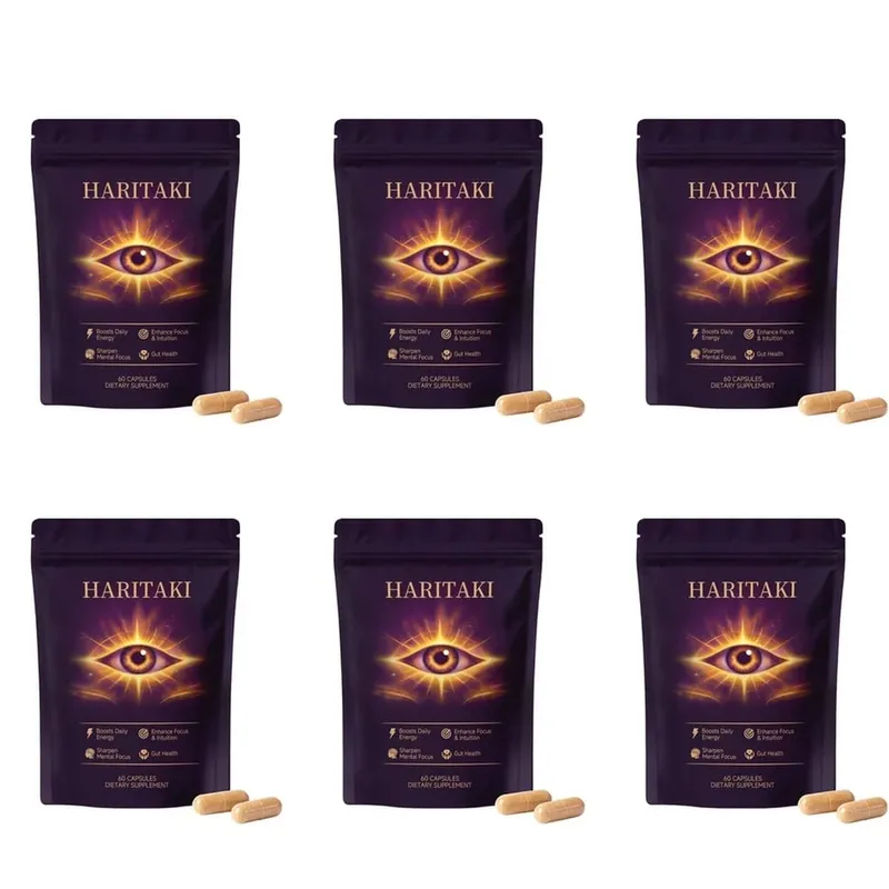 Haritaki Third Eye Capsules for Digestive Balance & Regular Gut Support with Antioxidant Protection 60 Organic Veggie Capsules — image 12