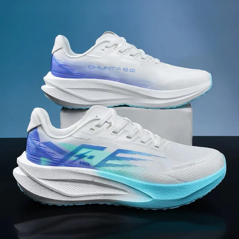 Men Running Shoes Carbon Board Marathon Speciality Sports Shoes Breathable Lightweight Comfortable Woman Athletic Sneakers Brand — image 2