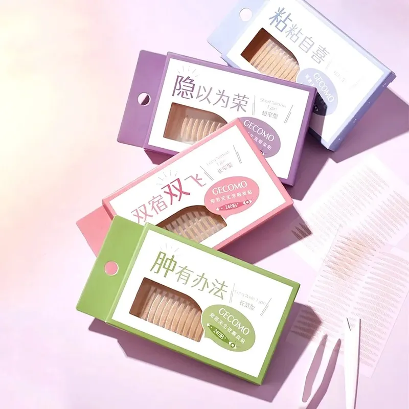 240 PCS Double Eyelid Stickers Natural Invisible And Long-lasting Shaping Big Eye Beauty Tapes For Single Eyelid Person — image 5