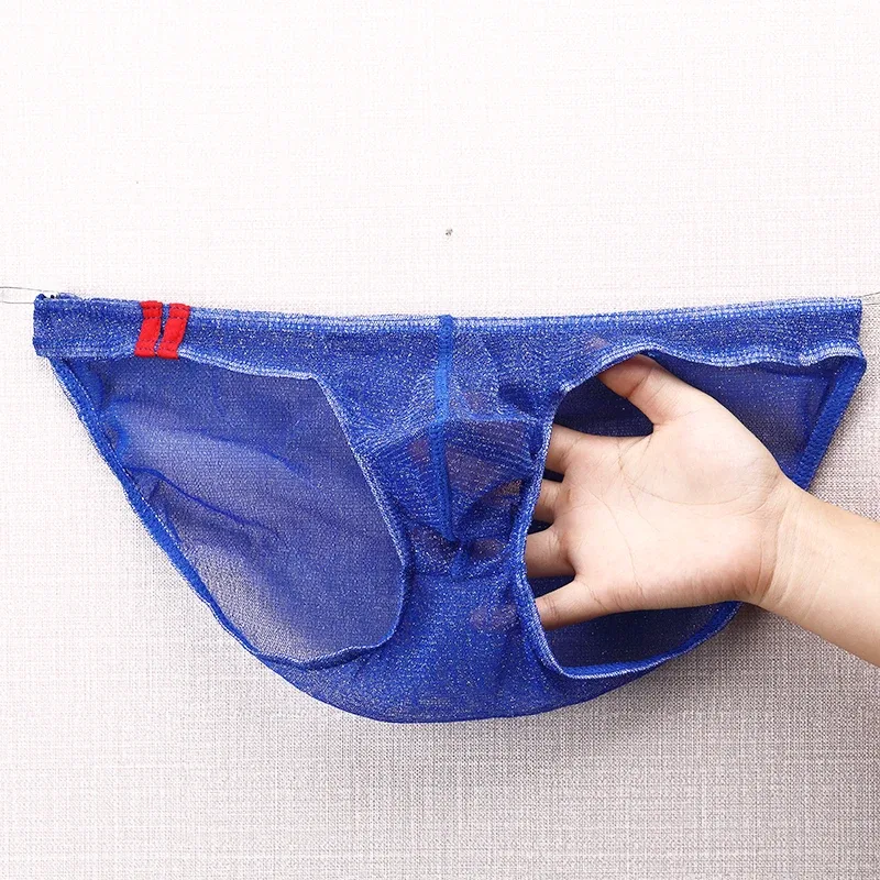 Cuecas masculinas ultrafinas de malha baixa cintura respirável — image 15