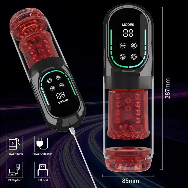 Automatic Male Masturbator Cup Pocket Pussy Stroker Realistic Vagina Tight Suction Vibrating Deep Stimulation Sex Toy for Men — image 4