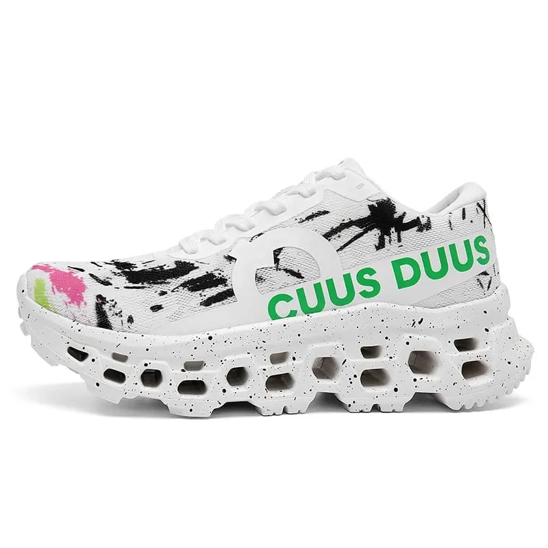 Men Sneakers High-quality Mesh Breathable Hollow Out Soft Sole Rebound Anti Slip Marathon Sports Shoes Comfort Outdoor Running