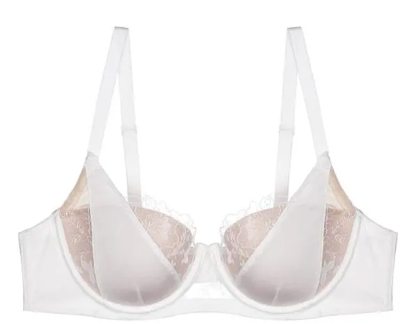Plus Size Color Block Lace Bra Set Thin Cup Full Coverage Support Big Bust D Cup Lingerie Set Curvy Ladies Daily Wear — image 9
